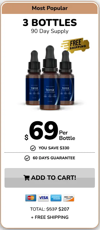 TrimX 3 Bottle Price