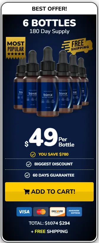 TrimX 6 Bottle Price